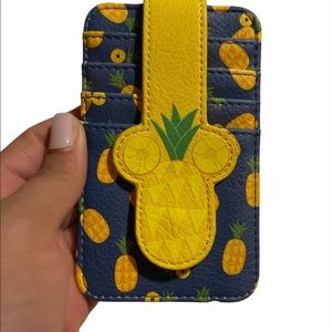Disney Parks Pineapple Mickey Mouse Mini Wallet